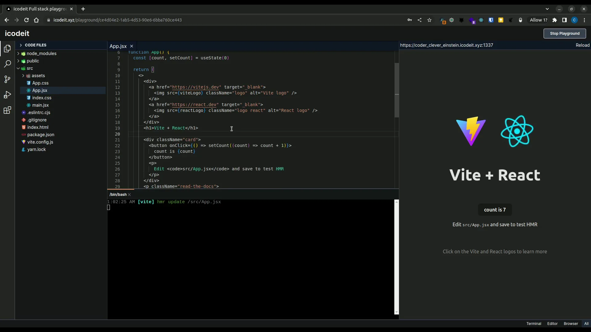 icodeit browser IDE